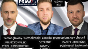Janusz Kowalski i Daniel Jabłoński w PRAWY TV! Zapowiedź debaty (WIDEO)