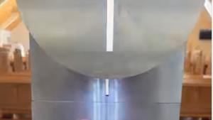 Szok w kościele w Rybniku! Zamontowano taką kropielnicę! [VIDEO]