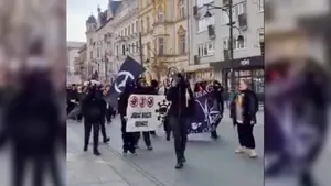 "Katole wy chu*e, ANTIFA was wymorduje". Burza po "marszu antyrasistowskim" w Łodzi