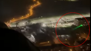 Groźny incydent na polskim lotnisku! Piloci oślepieni laserem! [VIDEO]