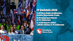 Narodowy Marsz Życia już w niedzielę na ulicach Warszawy