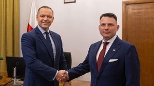 Nagłe spotkanie Nawrocki-Mentzen! "Porozumienie jest możliwe, ale wymaga dalszych prac"