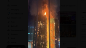 Szokujący pożar potężnego wieżowca! Nie żyje kilkadziesiąt osób (WIDEO)
