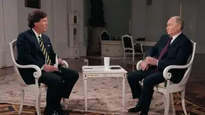 Szokujące wypowiedzi Putina w wywiadzie z Tuckerem