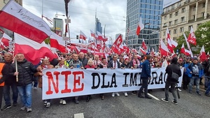 Trzydzieści tysięcy osób krzyknęło: Nie chcemy nielegalnych imigrantów! (RELACJA TELEWIZYJNA)