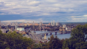 Zmasowany atak rakietowy na Kijów