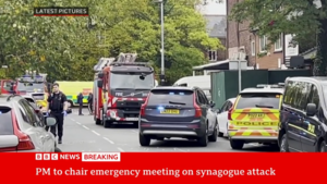 Groźny atak na synagogę w Manchesterze