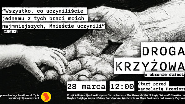 Wyjątkowa droga krzyżowa w Warszawie. Wyruszy spod KPRM