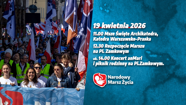Narodowy Marsz Życia już w niedzielę na ulicach Warszawy